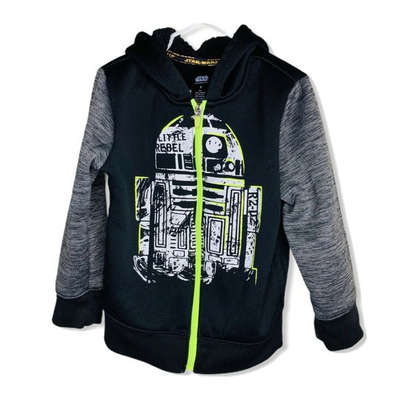 Star Wars Other - Disney Star Wars Boys Graphic Sherpa Hoodie Zip up